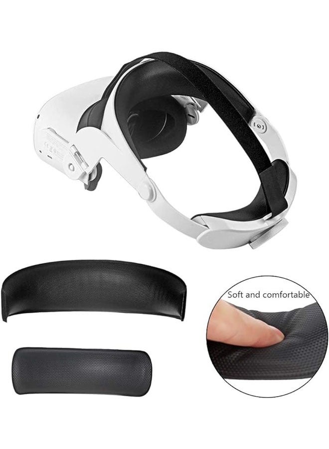 Oculus Quest 2 VR headset adjustable halo straps, Oculus Quest VR gaming headset compatible headpads, VR accessory fit - Image 3