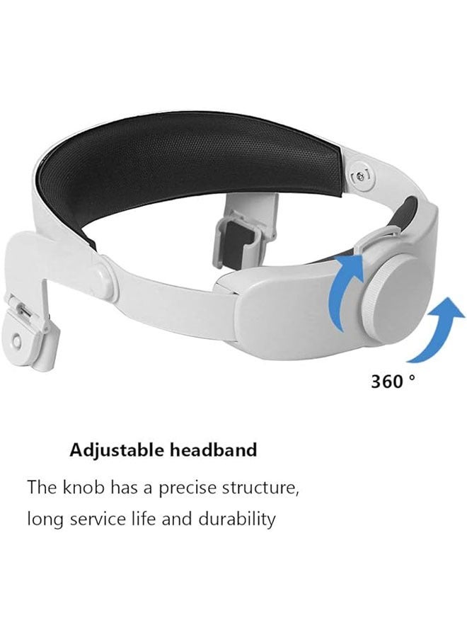 Oculus Quest 2 VR headset adjustable halo straps, Oculus Quest VR gaming headset compatible headpads, VR accessory fit - Image 2