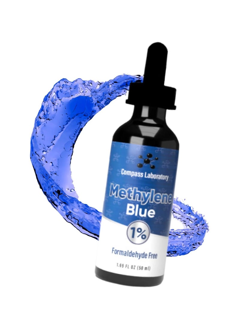COMPASS LABORATORY COMPASS LABORATORY Methylene Blue 1% Formaldehyde Free 50 ml 