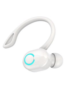 Single Bluetooth Headset White Enjoy crystal-clear voice calls with high-fidelity sound quality Water-resistant design Don't let sweat or rain stop you from enjoying your music during workouts or outdoor activities Water-resistant design Single hands-free design Keep your hands free and stay safe while driving or working TWS Technology Enjoy true wireless freedom with TWS technology, eliminating the need for wires or cables