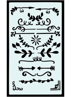 Peter Pauper Press Dotted Journal Stencil Set (Over 300 Designs That Are Great For Bullet Journaling Planners And Notebooks) (English Telugu And German Edition)  - Image 3