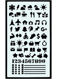 Peter Pauper Press Dotted Journal Stencil Set (Over 300 Designs That Are Great For Bullet Journaling Planners And Notebooks) (English Telugu And German Edition)  - Image 2