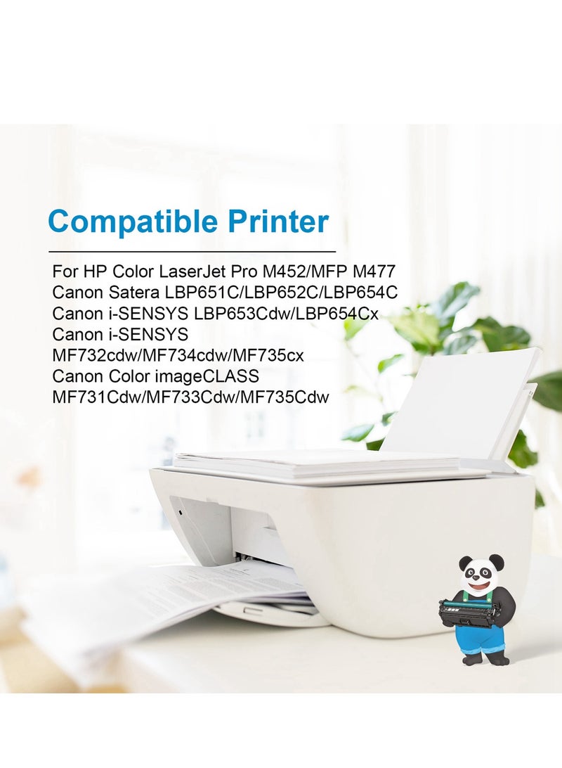 ASTA M477fdw 410A Color Toner Cartridge CF410A CF411A CF412A CF413A Compatible For HP LaserJet M452 Printer CF C 410 411 412 413 A Office - Image 2
