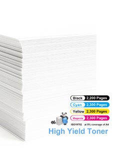 Asta ASTA M477fdw 410A Color Toner Cartridge CF410A CF411A CF412A CF413A Compatible For HP LaserJet M452 Printer CF C 410 411 412 413 A Office  - Image 3