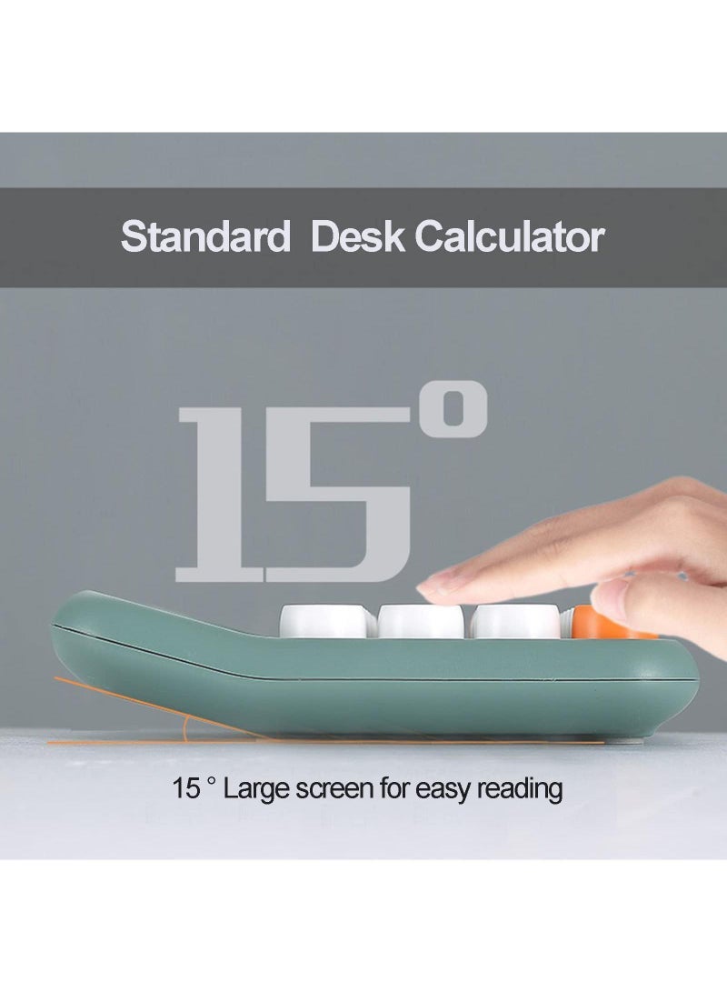 Sweet seven آلة حاسبة مكتبية - شاشة LCD كبيرة 12 رقم، آلة حاسبة قياسية أساسية بأزرار كبيرة للاستخدام في المدرسة، المنزل والأعمال (أصفر) - Image 5