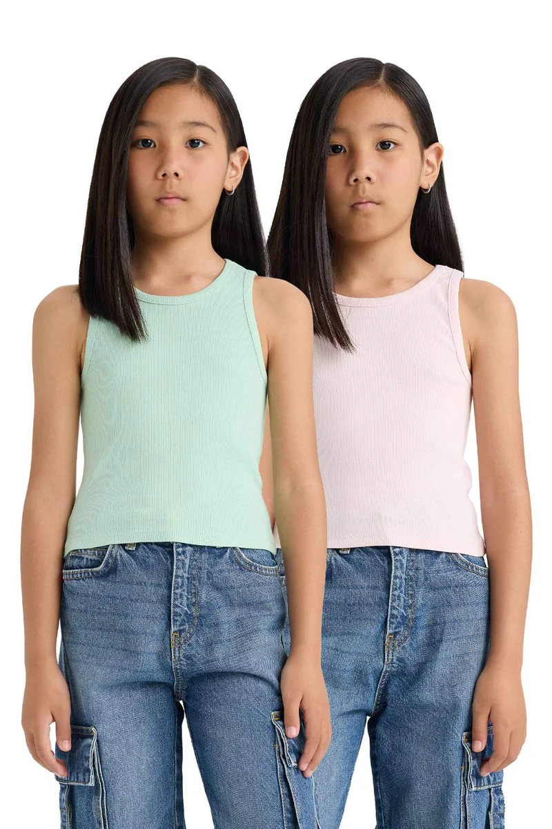 Defacto Girl 2 piece Slim Fit Camisole Tank Top