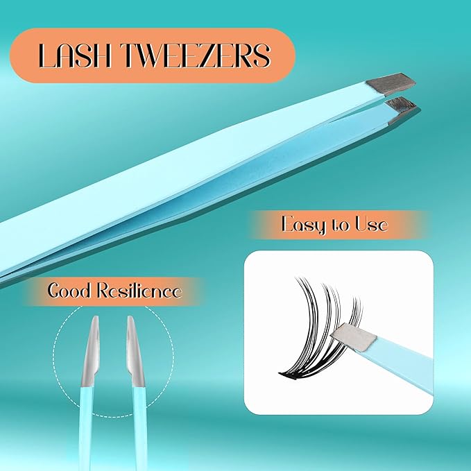 GEMERRY DIY Cluster Eyelash Extensions Kit with Lash Bond and Seal and Applicator for Beginners 280 PCS Individual Lash Cluster Kit 007D 1018 Mix DIY at Home 80D007D1018MIXKIT - Image 5