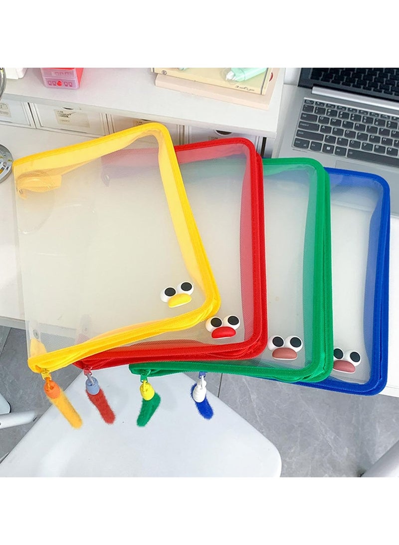 4Pcs Expanding File Folder - Portable Accordion Expanding File Folders, Expanding File Folder for Paper Projects with Carrying Handle | New Expanding File Organizer - Image 3