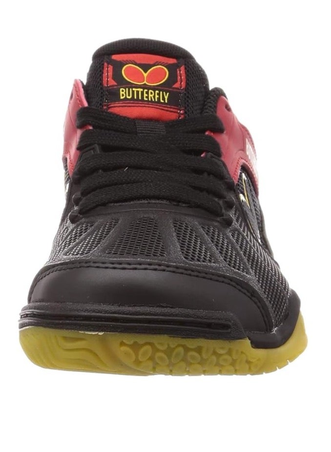 Butterfly Lezoline Rifones Table Tennis Shoes Athletic Support Flexibility Shock Absorbing Cushion Gripping Black (EUR 39) 4906901201279 - Image 2