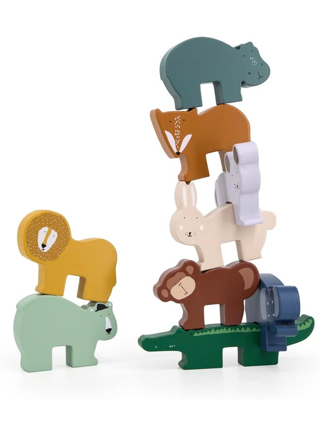 Trixie Wooden Animal Stacking Game - Image 1