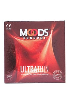 Moods Ultra Thin Condom 3 Pieces  - Image 1
