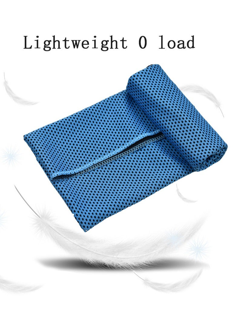 Generic 5 Packs Cooling Towel,Microfiber Cooling Towel,Sport Fitness,Cooling Cloth, Neck Cooling Towel,Golf Towel,for Yoga,Golf,Gym,Beach,Hiking,Running Fitness Towel(30x80cm)  - Image 2