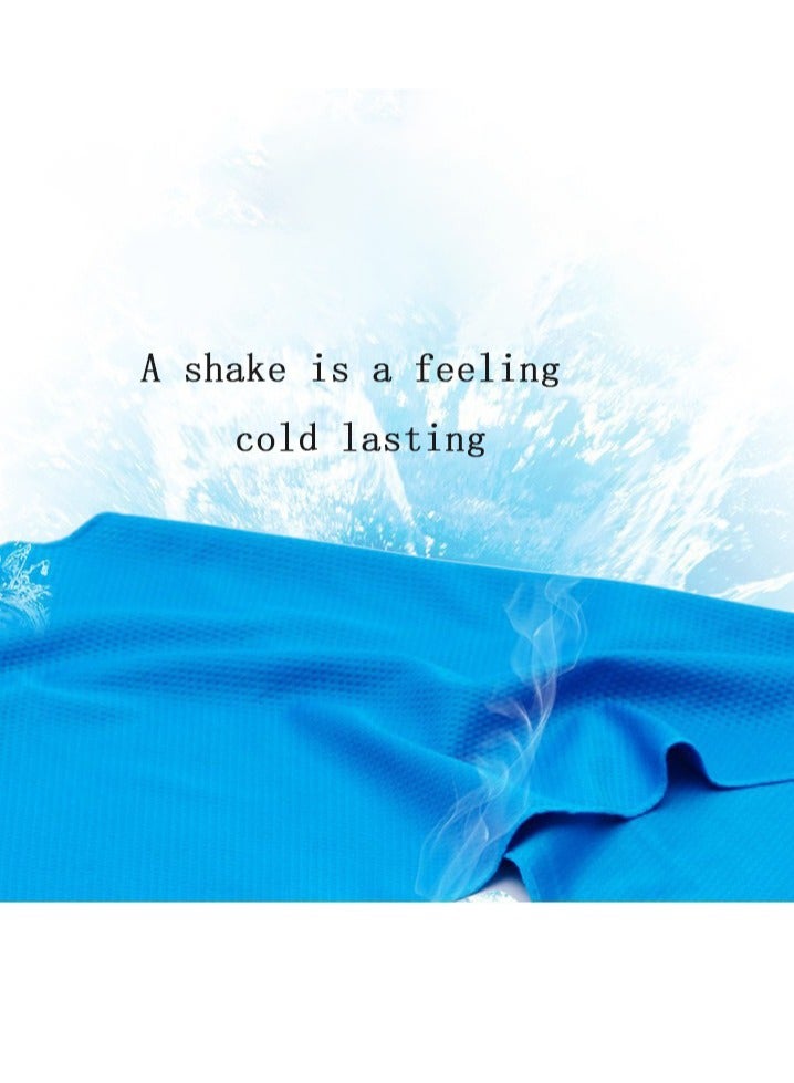 Generic 5 Packs Cooling Towel,Microfiber Cooling Towel,Sport Fitness,Cooling Cloth, Neck Cooling Towel,Golf Towel,for Yoga,Golf,Gym,Beach,Hiking,Running Fitness Towel(30x80cm)  - Image 3