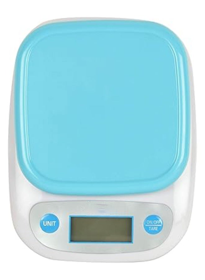 Electronic Digital Kitchen Weighing Scale – 7kg Capacity Weight Machine with Detachable Bowl – Precise Food Scale for Measuring Spices, Vegetables, Liquids – Ivory Color – LCD Display, Tare Function  - Image 3