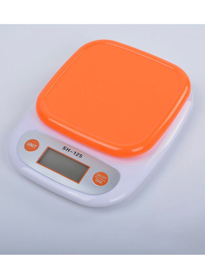 Electronic Digital Kitchen Weighing Scale – 7kg Capacity Weight Machine with Detachable Bowl – Precise Food Scale for Measuring Spices, Vegetables, Liquids – Ivory Color – LCD Display, Tare Function  - Image 5