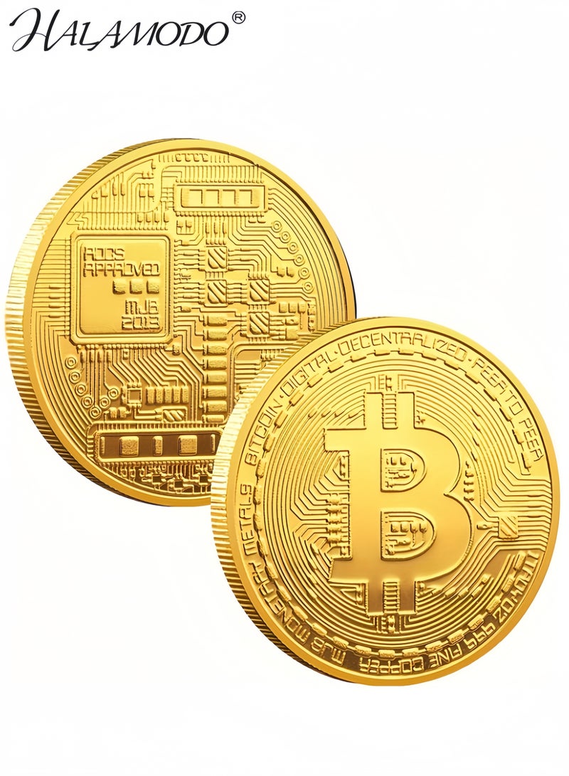 HALAMODO Gold Decorative Status Coin for Collection - Image 4