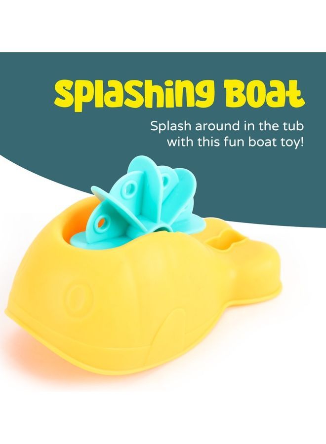 Moon Baby Bath Toys Mini Floating Duck With Accessories - Image 2