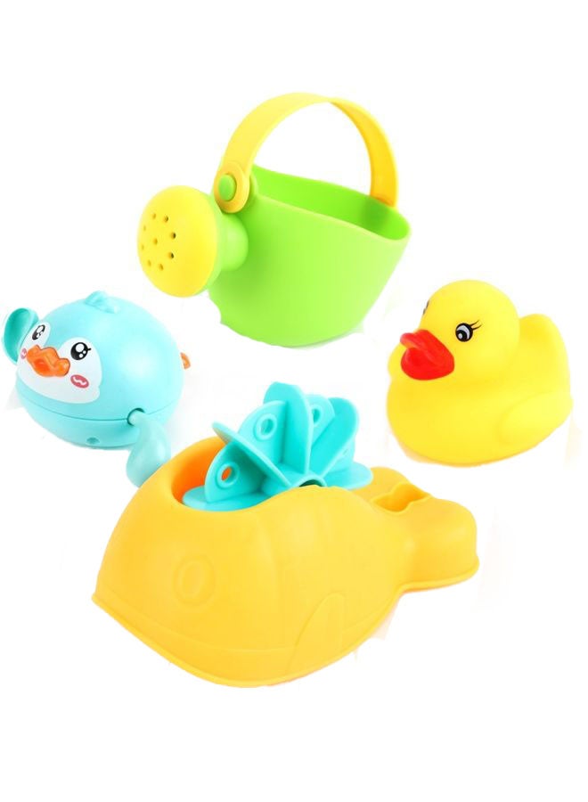 Moon Baby Bath Toys Mini Floating Duck With Accessories - Image 1