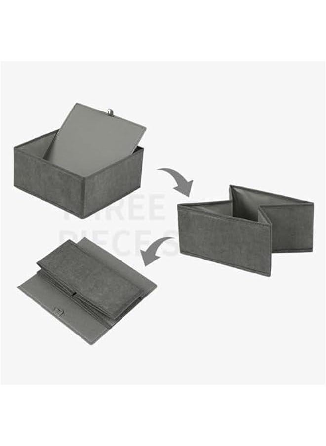 HOOKOR 6PCS Drawer Organizer for Clothing Foldable Cloth Drawer Dividers, Washable Closet Organizer and Storage Bins for Clothes Underwear Pants Socks  - Image 4