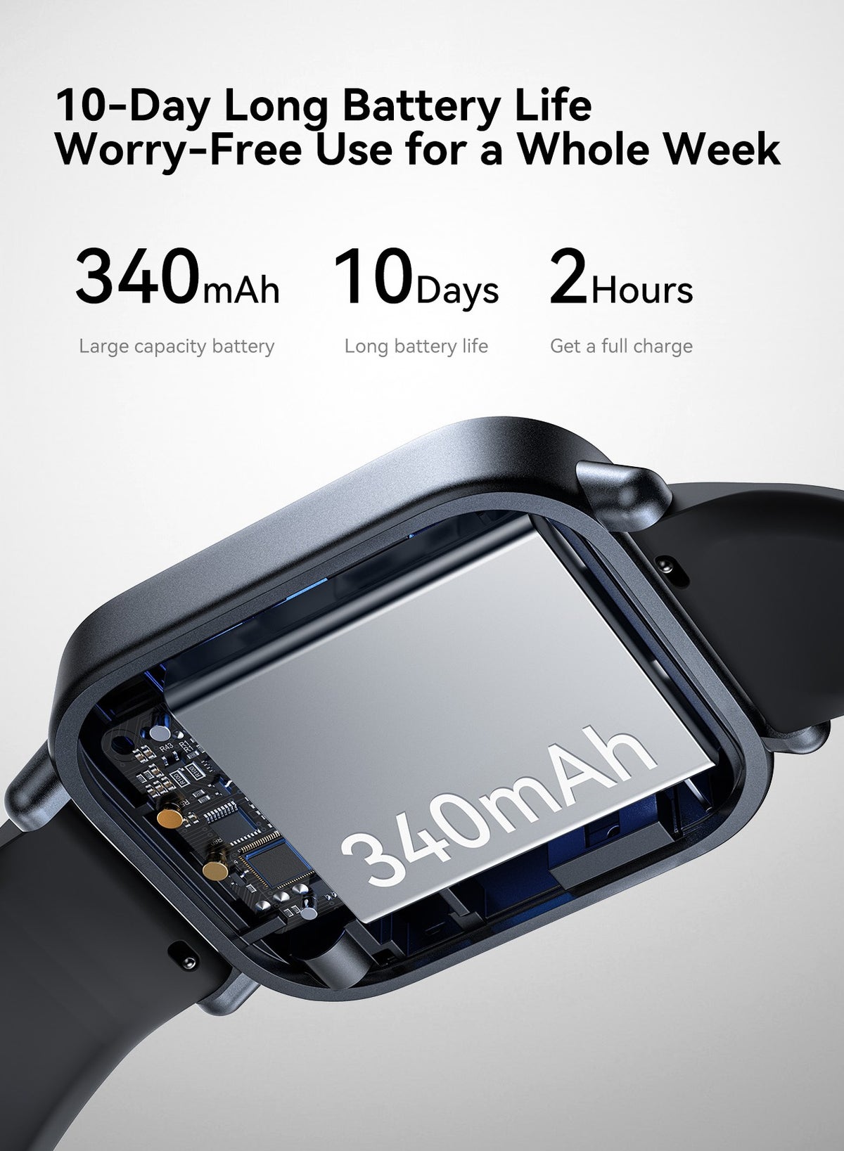 Joyroom Jr-Ft3S Fit-Life 350Mah Smart Watch - Space Grey