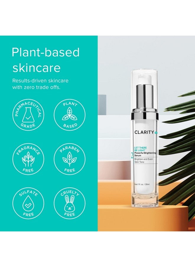 ClarityRx Let There Be Light Powerful Brightening Face Serum, Plant-Based Natural Hydrating Treatment with Hyaluronic Acid for Hyperpigmentation, Dark Spots & Dull Skin (1 fl oz) - Image 5