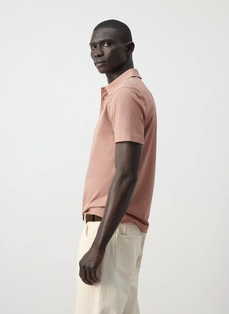 Mango Man  Slim fit piqué polo for Men | Best Price UAE
