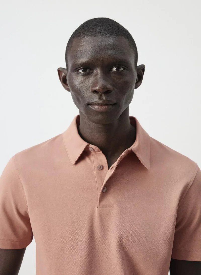 مانجو مان Slim fit piqué polo