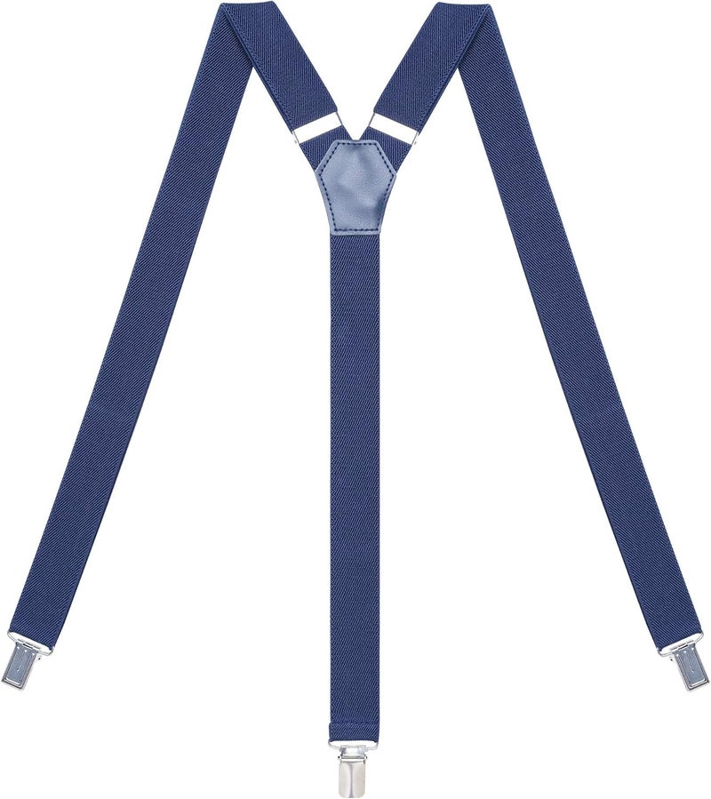 Action Ward Store Womens Suspenders – Y Back Style – 1" Width - Comfortably Adjustable Elastic Straps and Metal Clips - Image 1