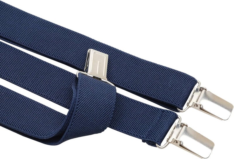 Action Ward Store Womens Suspenders – Y Back Style – 1" Width - Comfortably Adjustable Elastic Straps and Metal Clips - Image 2