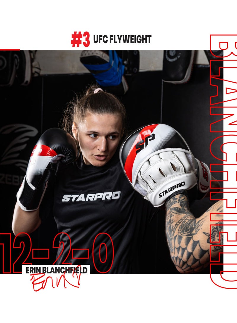 Starpro Boxing Mitts Vegan Leather Boxing Pads for Coaching in Boxing MMA Kickboxing and Martial Arts Men & Women Training Pads - Image 4