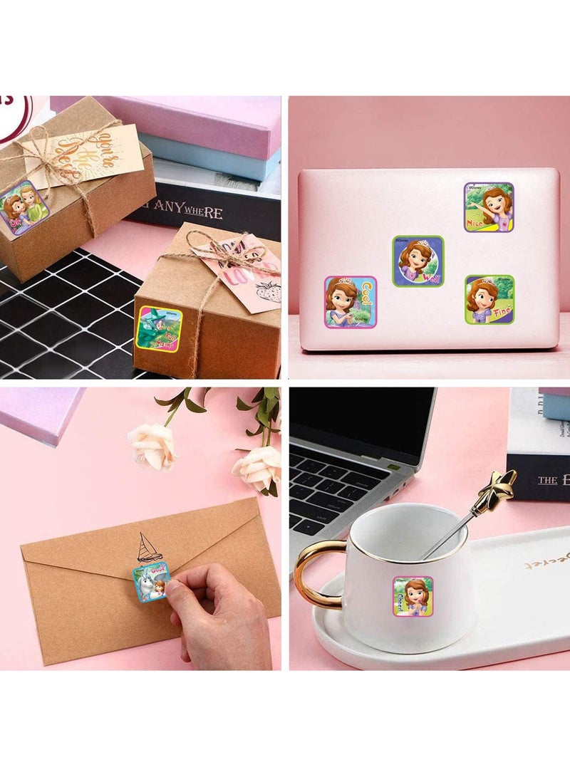 Kids Cartoon Sticker 10 Designs Total 200 1-1/2" Self Adhesive Label Rolls Cartoon Stickers for Kids Teachers Parents Home Education Encouragement and Educational Kids Stickers (C) - Image 5