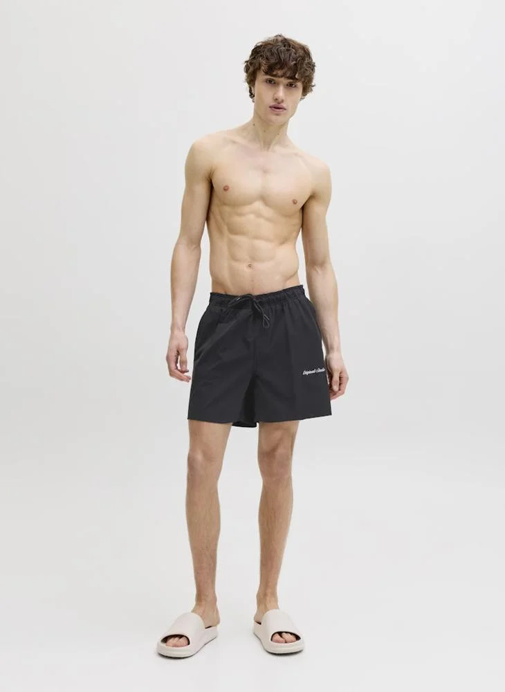 JACK & JONES  Logo Drawstring Swim Shorts for Men | Best Price UAE