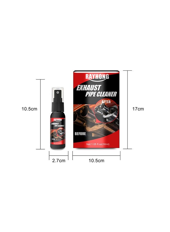 Generic 30ml Car Exhaust Pipe Cleaner Kit Multi-Purpose Metal Pipe Derusting Spray Rust Remover Car Motorcycle Maintenance  - Image 2