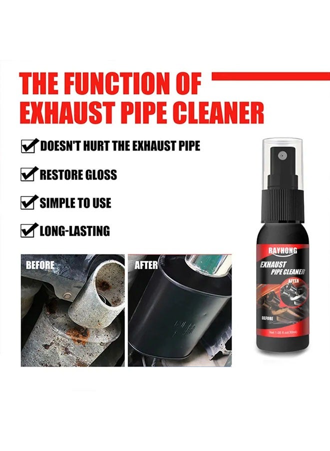 Generic 30ml Car Exhaust Pipe Cleaner Kit Multi-Purpose Metal Pipe Derusting Spray Rust Remover Car Motorcycle Maintenance  - Image 5