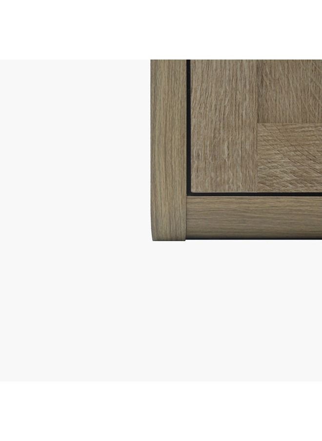 Home Box - Curvy Bookcase With 2 Glass Doors 40x200x80.8 cm - Image 1