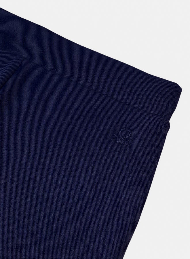 Benetton Girls Wide trousers in stretch cotton - Image 2