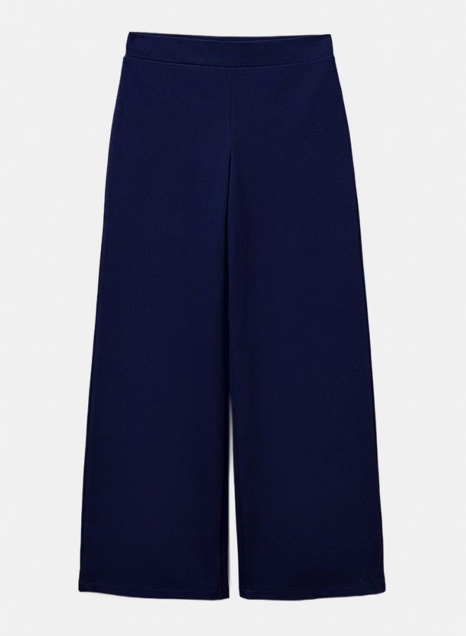 Benetton Girls Wide trousers in stretch cotton - Image 3