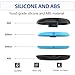 TYSORETY 2 Retainer Case Slim Aligner Cases for Invisalign Mouthguard Case with Removal Tools Aligners Chewies Brush Removable Inner Tray Silicone for Easy Cleaning Black2pcs - Image 4
