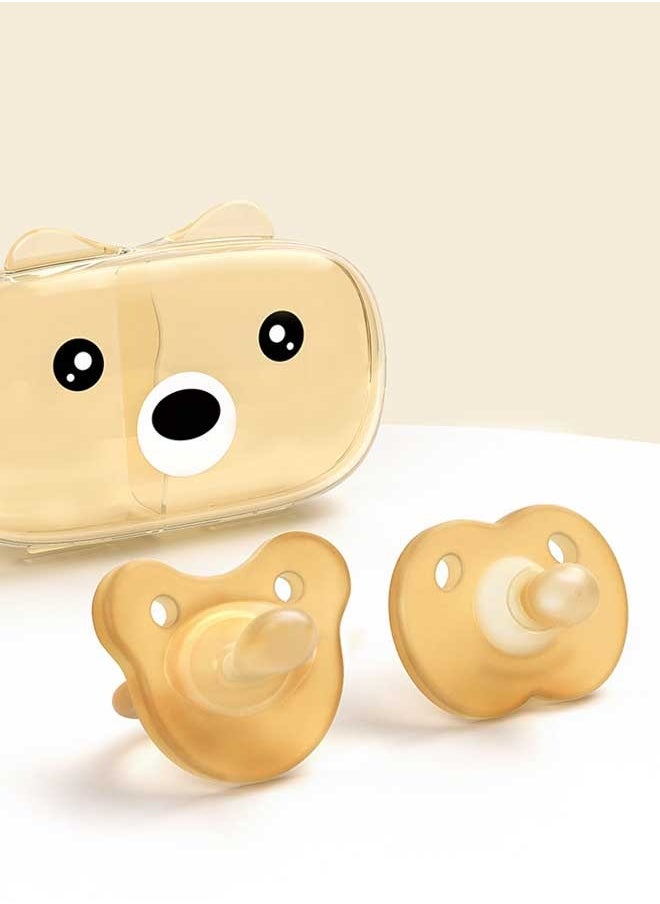 Super ZYouth 2-Pack Silicone Baby Pacifier Set Day & Night for 0-24 months  - Image 1