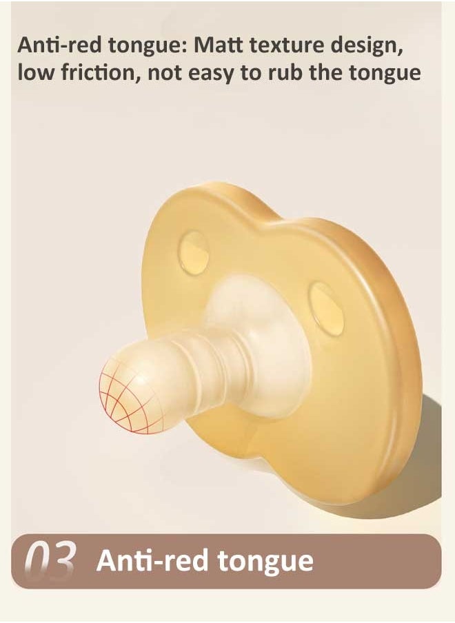 Super ZYouth 2-Pack Silicone Baby Pacifier Set Day & Night for 0-24 months  - Image 4