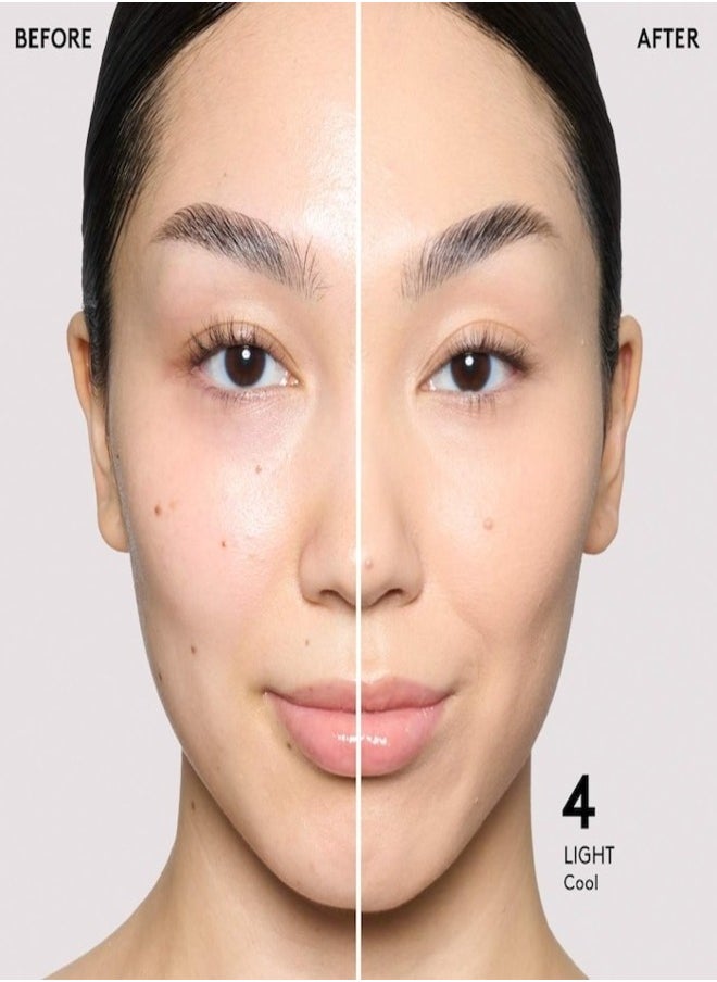 FENTY BEAUTY - ​Fenty Beauty Eaze Drop Blurring Skin Tint – Shade 4 - Light Medium With Cool Undertones – 32ml / 1.08 fl oz – Lightweight, Buildable Coverage with Hydrating QuickBlur Complex​ Fenty Beauty +1 Glamour +1 - Image 1