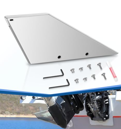 Camoo 35SS635 Skeg Guard Repair Kit Marine Grade Stainless Steel Skeg Protector Guard for Evinrude Johnson OMC Cobra Outboards Bolton Skeg Protector Cover - Image 1