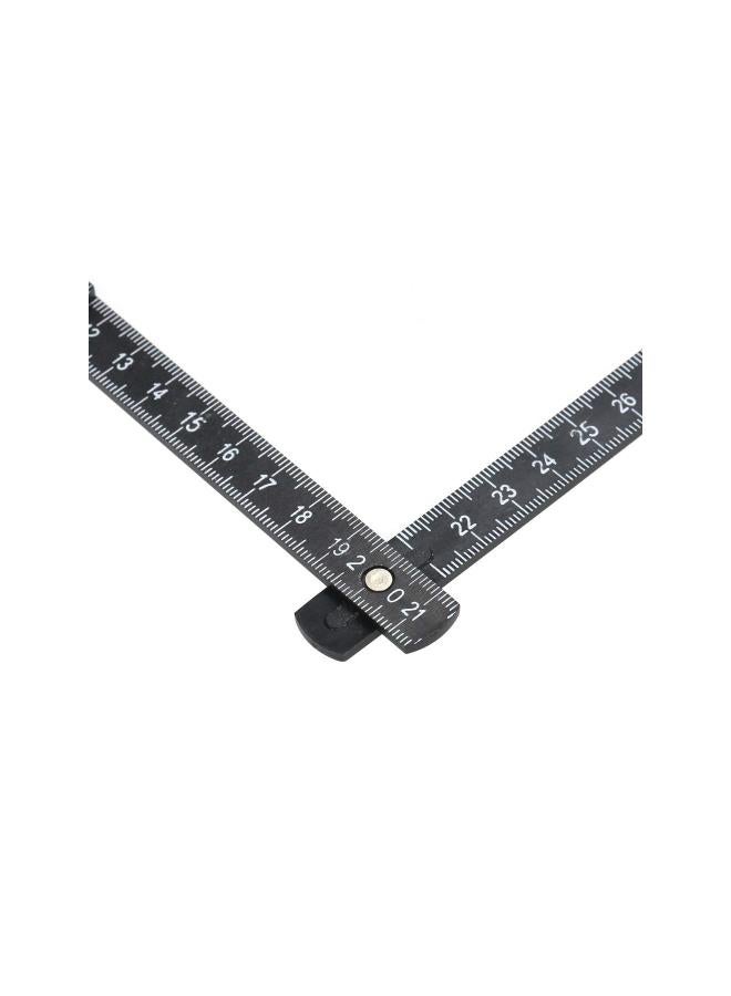 1M Slide Ten-Parts Fold Up Rulers 3ft Folding Versatile Inside Reading Carpenter's Ruler Education Meter Lightweight and Compact Measuring Tool  - Image 1
