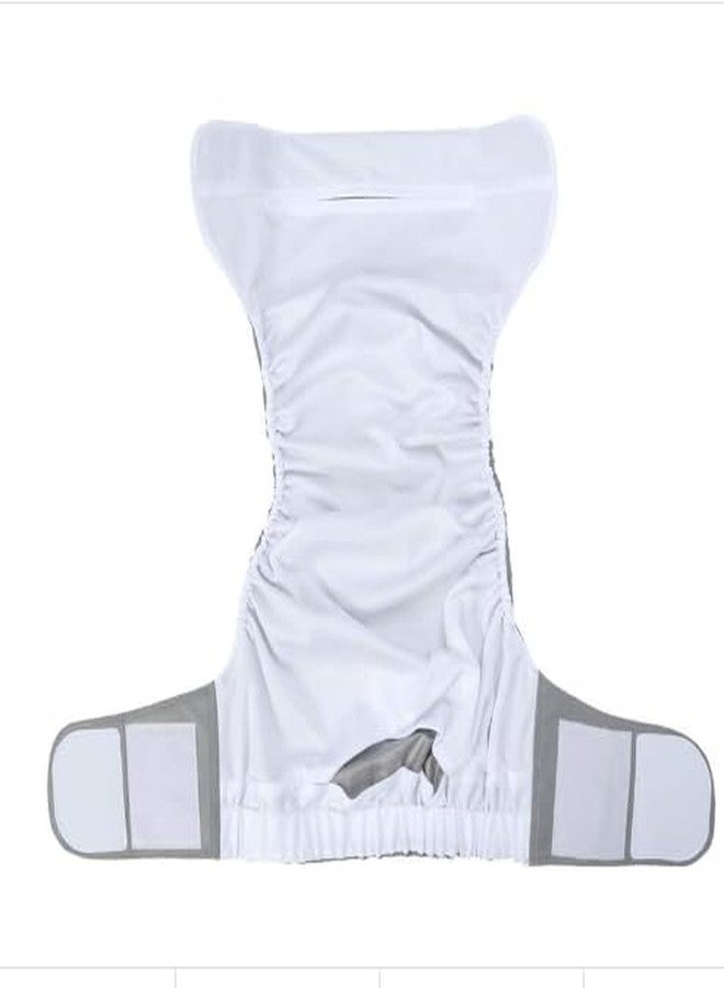 Wemyc Adult Reusable Diaper - Washable cloth diapers for bedwetting & incontinence for senior/Older Men & Women with 1 Wet Free Inserts for Day & Night (L) - Image 3