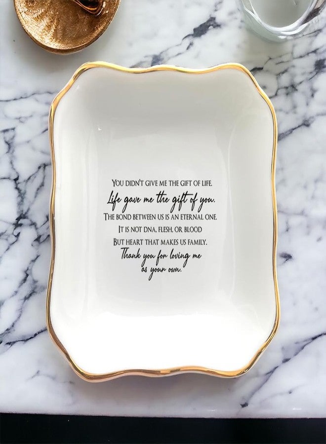 BAT TRANG Ceramic Jewelry Tray, Mother Of The Groom Gifts From Bride, Mom Ring Dish, To Mom From Bride, Mother Of Groom Gift, Mother In Law Gifts, Stepmother Gifts From Daughter - Image 4