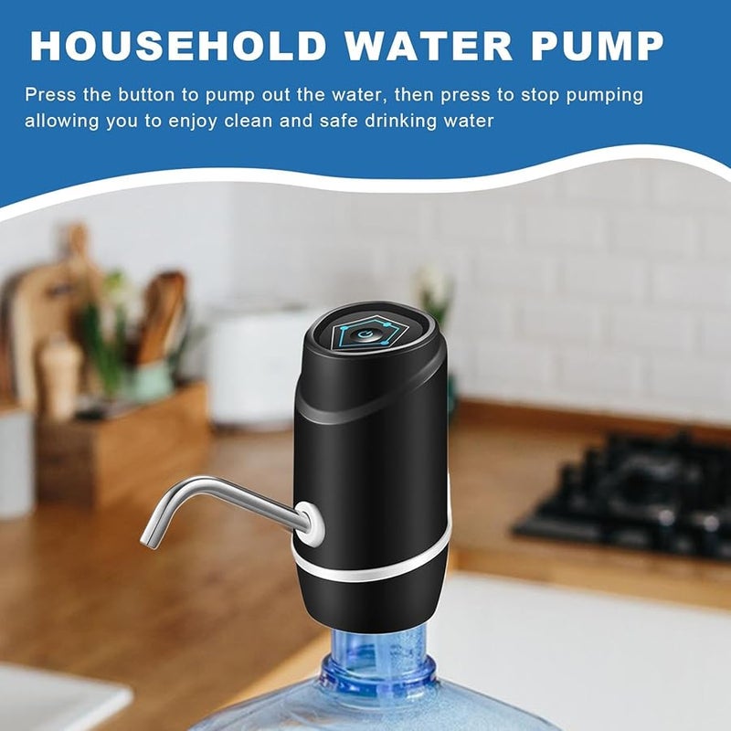 USB Portable Water Pump 5 Gallon Electric Dispenser Outdoor Camping Drink Fountain - Image 3