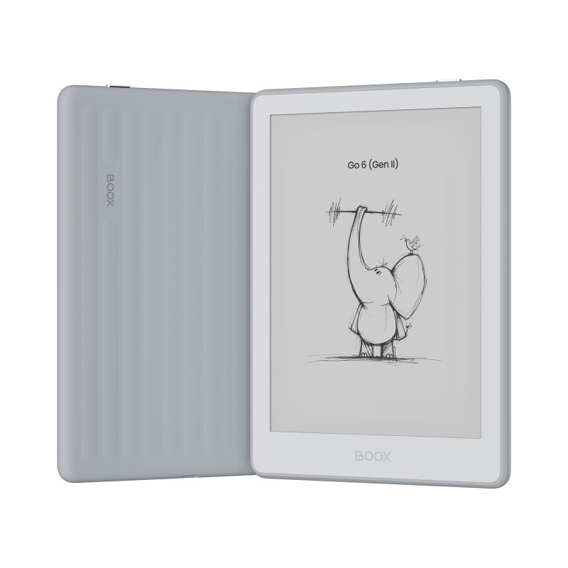 BOOX Go 6 (Gen II) 6-Inch E Ink eReader, 300 PPI, Android 11, 3GB RAM, 32GB Storage, Dual-Tone Front Light, Wi-Fi & Bluetooth 5.0, Grey - Image 4