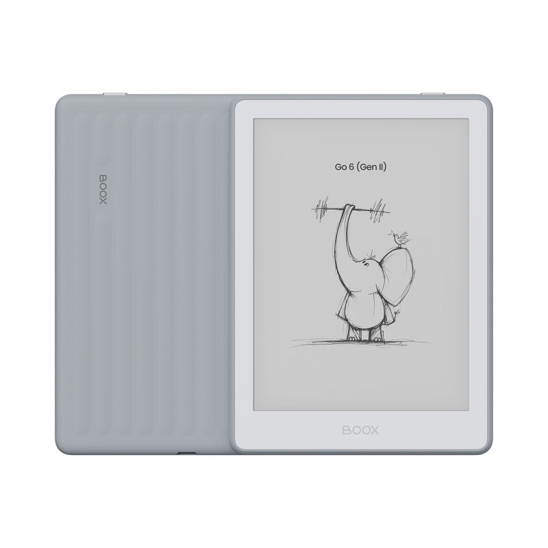 BOOX Go 6 (Gen II) 6-Inch E Ink eReader, 300 PPI, Android 11, 3GB RAM, 32GB Storage, Dual-Tone Front Light, Wi-Fi & Bluetooth 5.0, Grey - Image 2