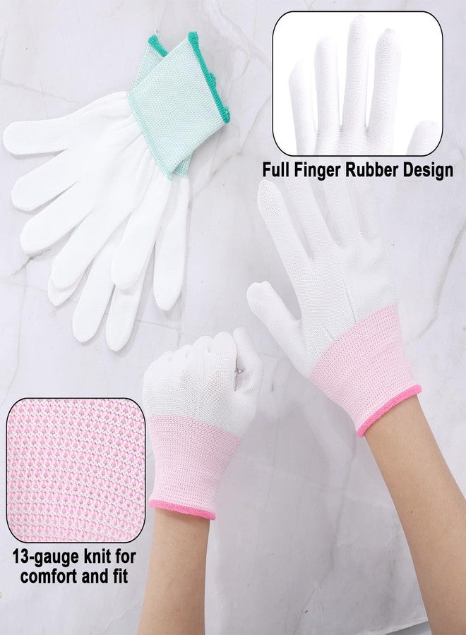 Exircy 4 Pcs Heat Gloves for Hair Styling, Heat Resistant Gloves Professional Curling Iron Glove for Flat Iron and Curling Wand Suitable Sublimation Heats Transfer Printing - Image 4