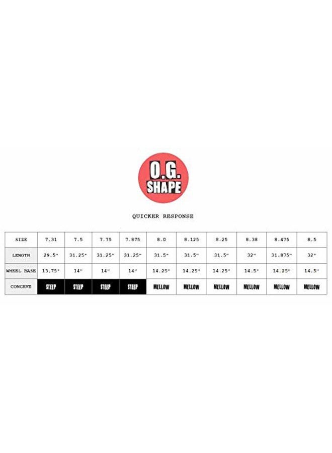 baker Brand Logo Black/White Skateboard Deck - 8.25" x 31.875" - Image 2